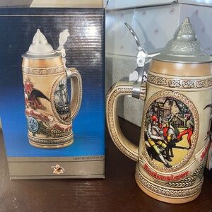Anheuser Busch “N Series” Beer Stein 19756 New In Box Budweiser Limited Edition